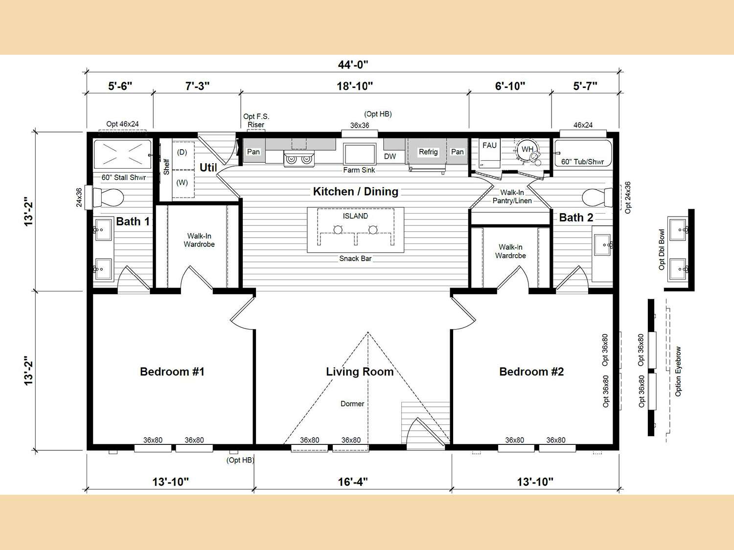 Clayton - Harmony - KANSAS full size floor plan #1