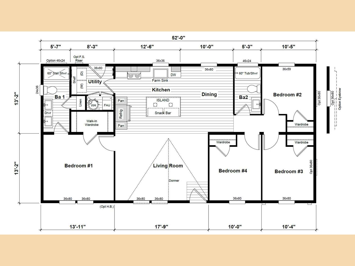 Clayton - Harmony - TRAIN full size floor plan #1