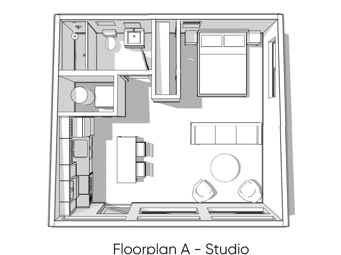 StudioHOME - SUMMIT - 440 full size floor plan #1